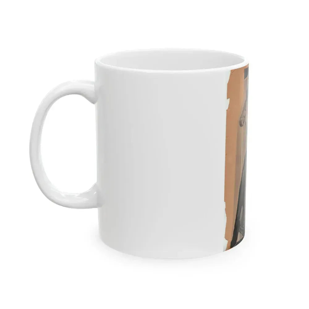 Bettie Page #68 (Vintage Female Icon) White Coffee Mug - Go Mug Yourself
