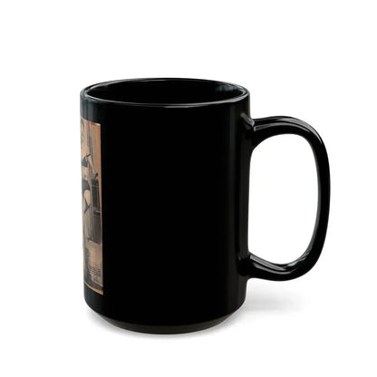 Bettie Page #69 (Vintage Female Icon) Black Coffee Mug - Go Mug Yourself