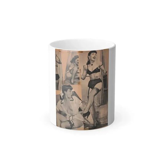 Bettie Page #69 (Vintage Female Icon) Color Changing Mug 11oz 11oz - Go Mug Yourself