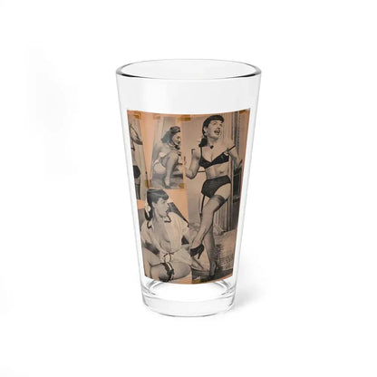 Bettie Page #69 (Vintage Female Icon) Pint Glass 16oz 16oz - Go Mug Yourself