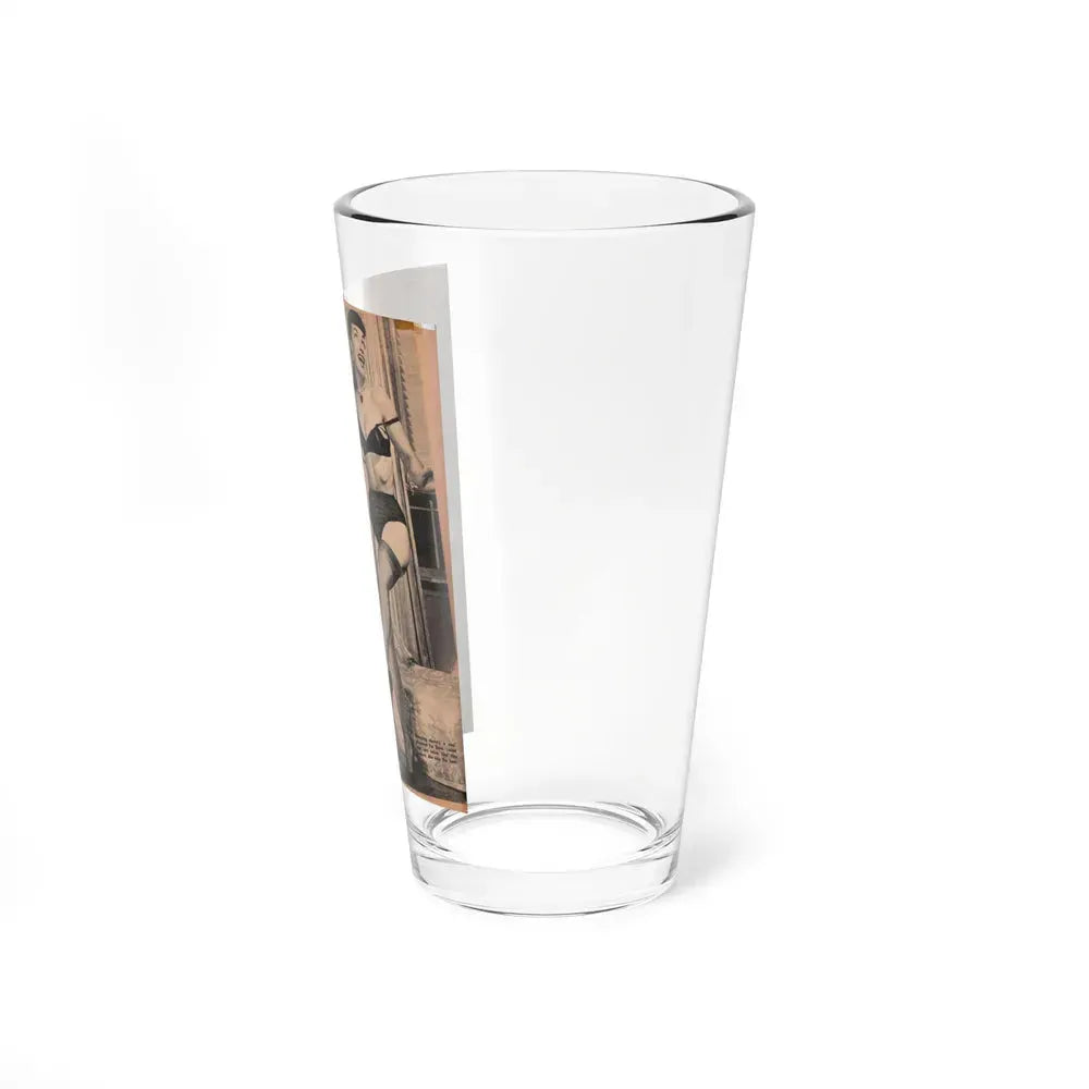 Bettie Page #69 (Vintage Female Icon) Pint Glass 16oz - Go Mug Yourself