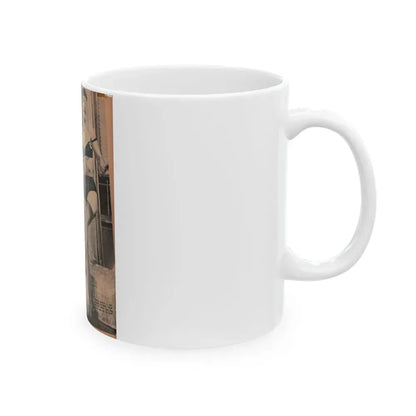 Bettie Page #69 (Vintage Female Icon) White Coffee Mug - Go Mug Yourself