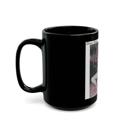 Bettie Page #71 (Vintage Female Icon) Black Coffee Mug - Go Mug Yourself