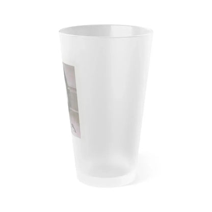 Bettie Page #71 (Vintage Female Icon) Frosted Pint Glass 16oz - Go Mug Yourself