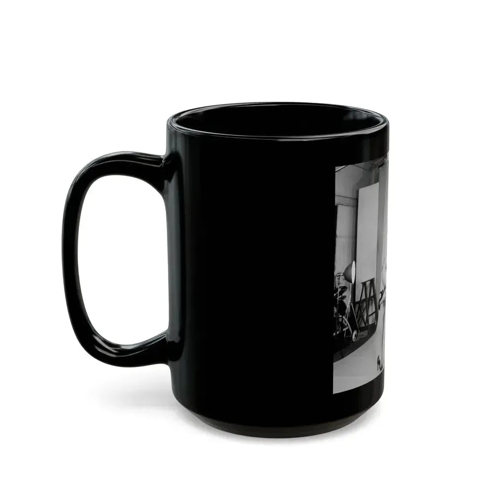 Bettie Page #72 (Vintage Female Icon) Black Coffee Mug - Go Mug Yourself