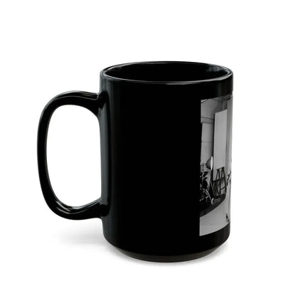 Bettie Page #72 (Vintage Female Icon) Black Coffee Mug - Go Mug Yourself