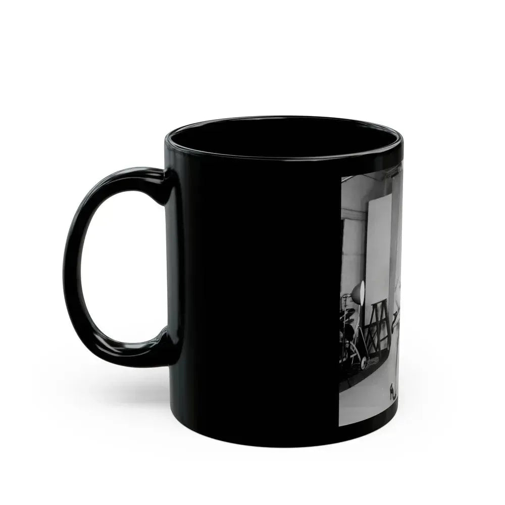 Bettie Page #72 (Vintage Female Icon) Black Coffee Mug - Go Mug Yourself