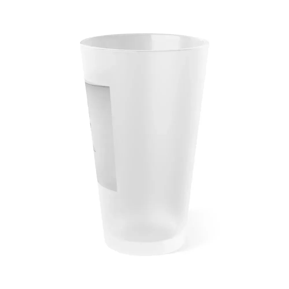 Bettie Page #72 (Vintage Female Icon) Frosted Pint Glass 16oz - Go Mug Yourself