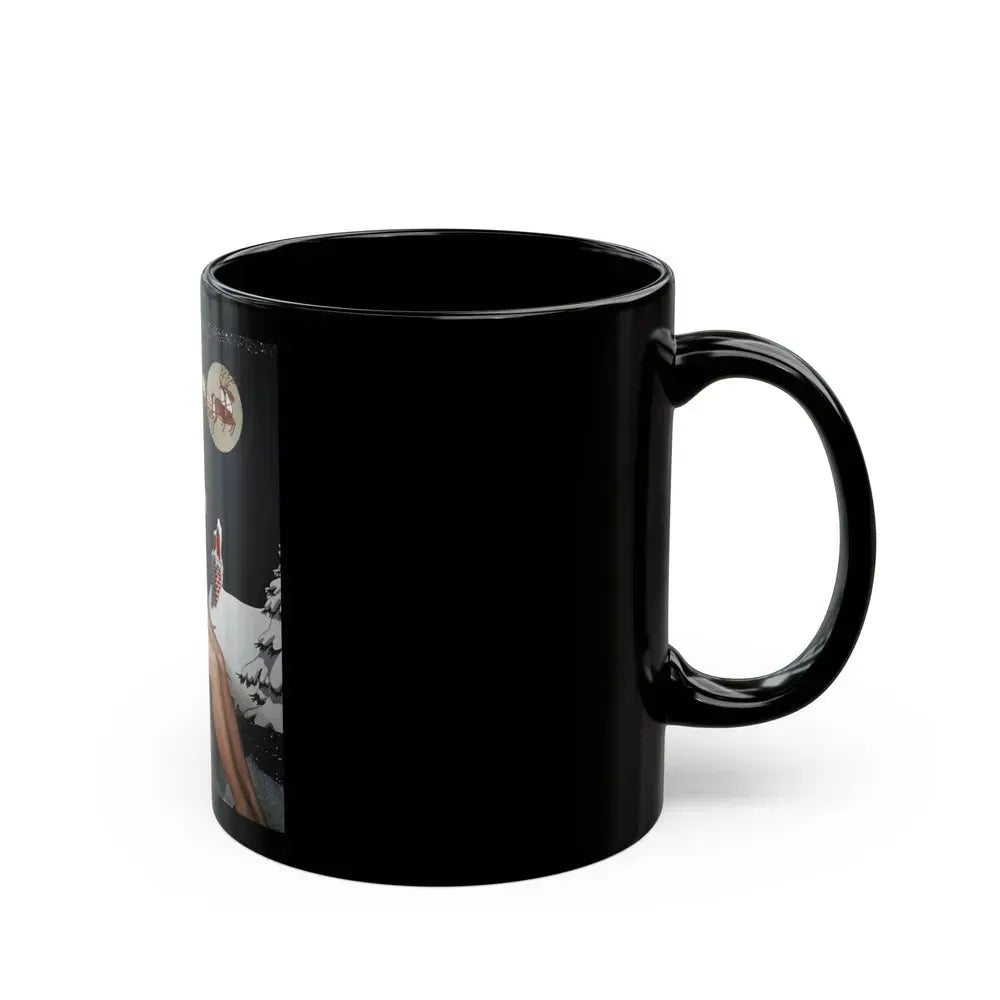 Bettie Page #721 (Vintage Female Icon) Black Coffee Mug - Go Mug Yourself