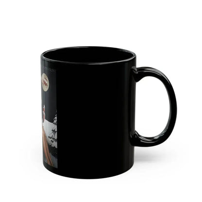 Bettie Page #721 (Vintage Female Icon) Black Coffee Mug - Go Mug Yourself