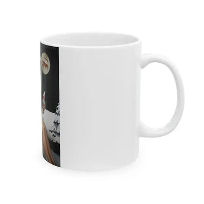 Bettie Page #721 (Vintage Female Icon) White Coffee Mug - Go Mug Yourself