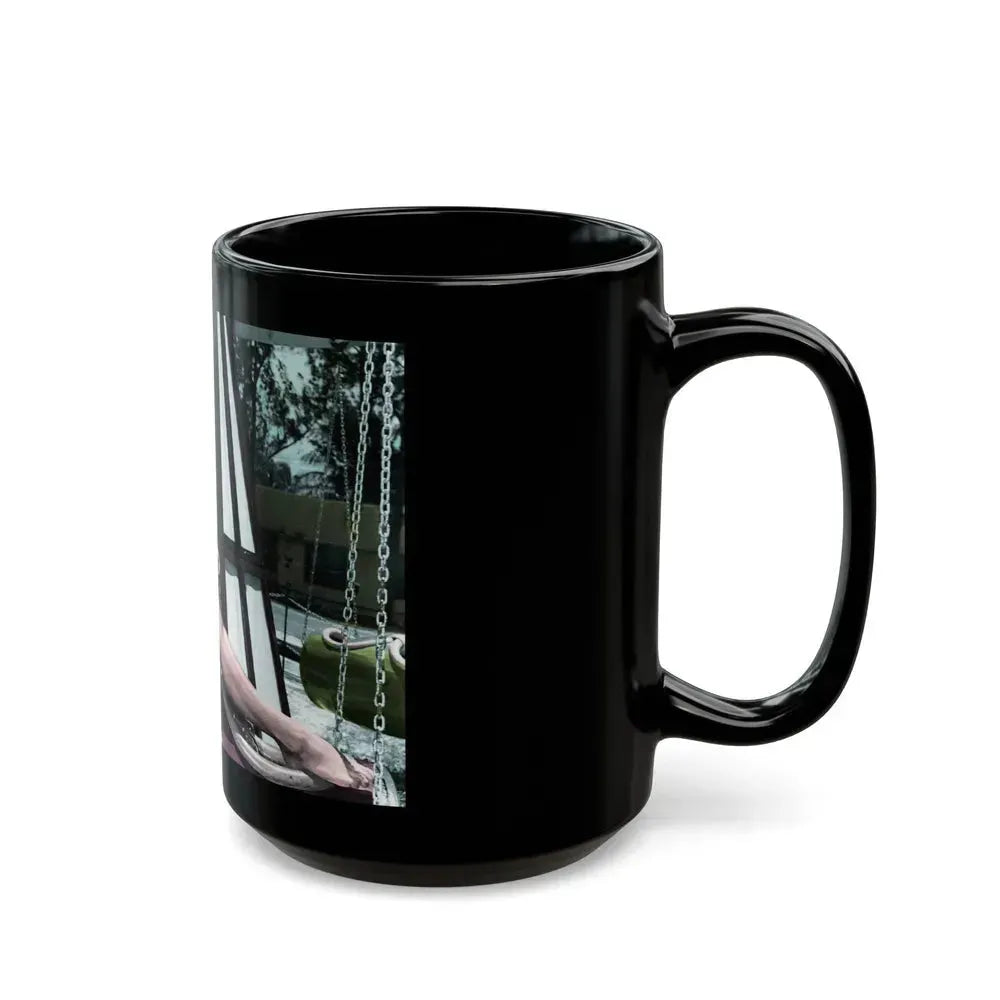 Bettie Page #722 (Vintage Female Icon) Black Coffee Mug - Go Mug Yourself
