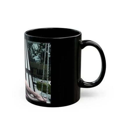 Bettie Page #722 (Vintage Female Icon) Black Coffee Mug - Go Mug Yourself