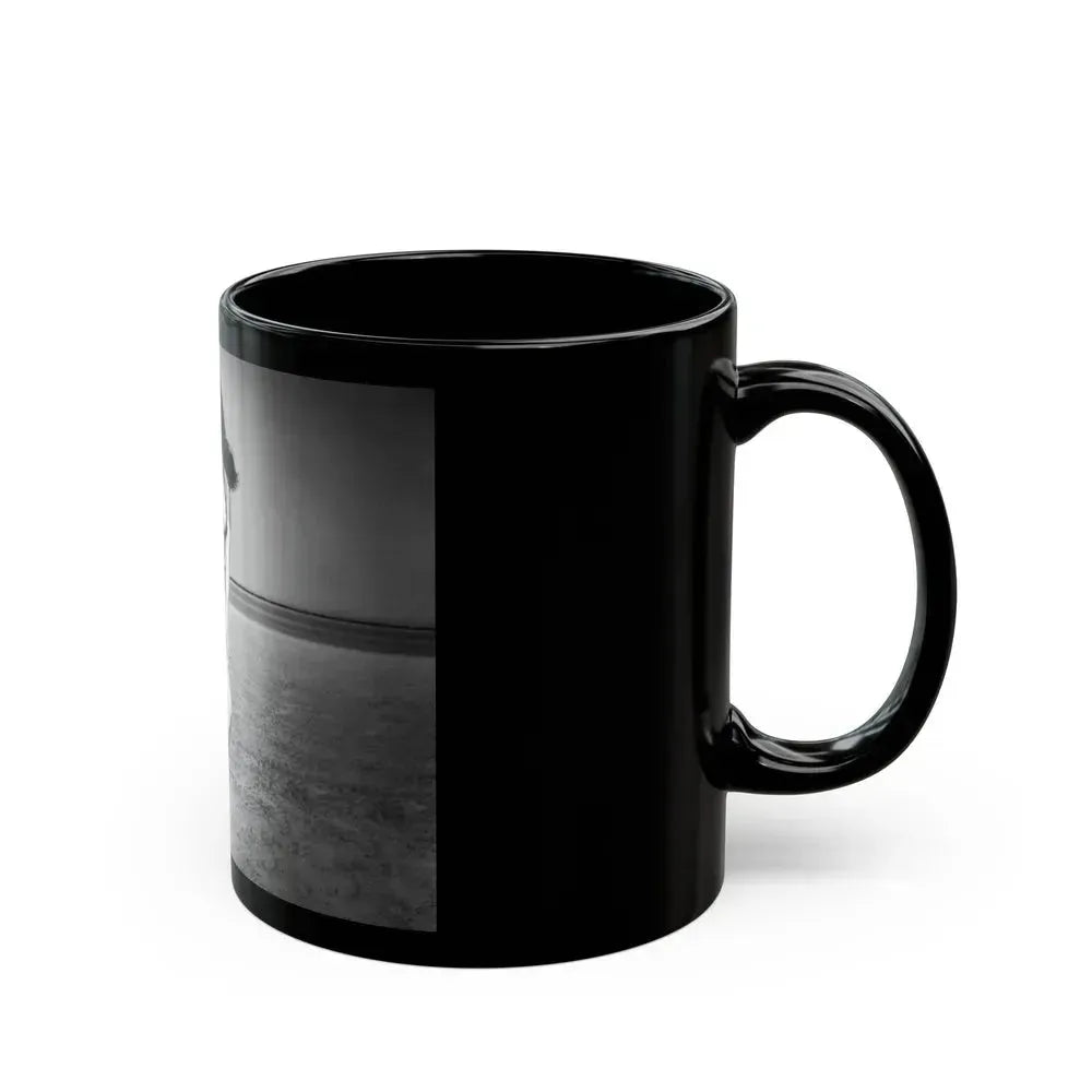 Bettie Page #732 (Vintage Female Icon) Black Coffee Mug - Go Mug Yourself