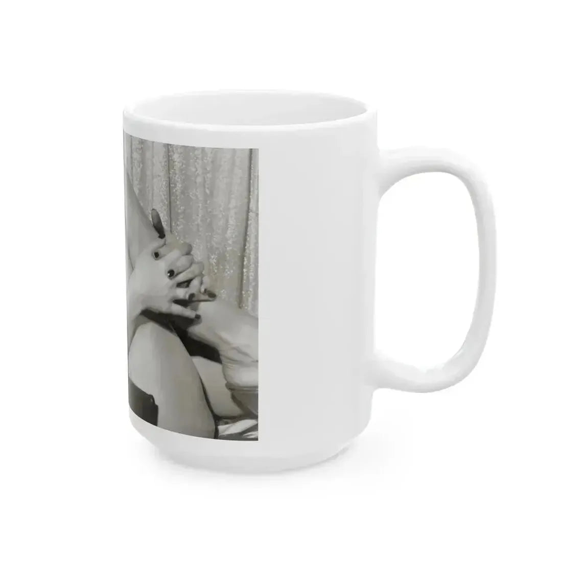 Bettie Page #743 (Vintage Female Icon) White Coffee Mug - Go Mug Yourself