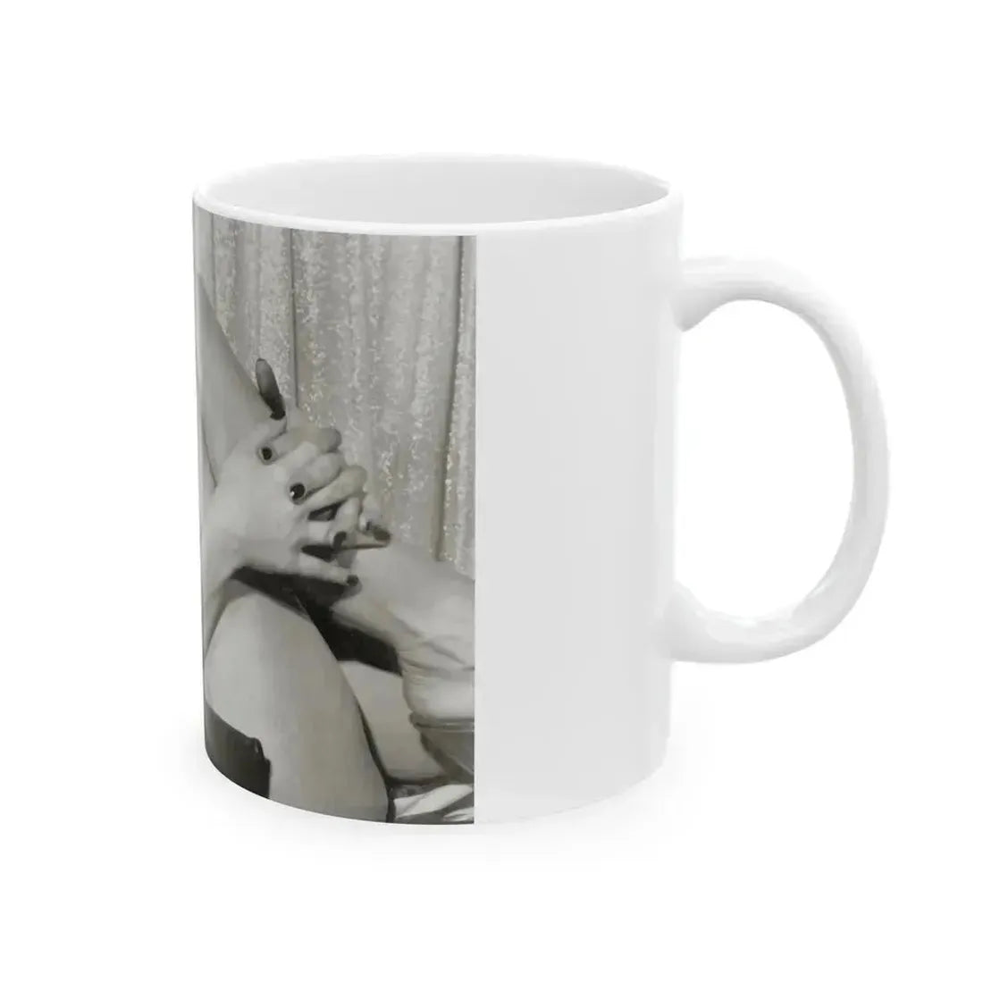 Bettie Page #743 (Vintage Female Icon) White Coffee Mug - Go Mug Yourself