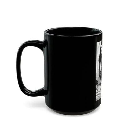 Bettie Page #744 (Vintage Female Icon) Black Coffee Mug - Go Mug Yourself