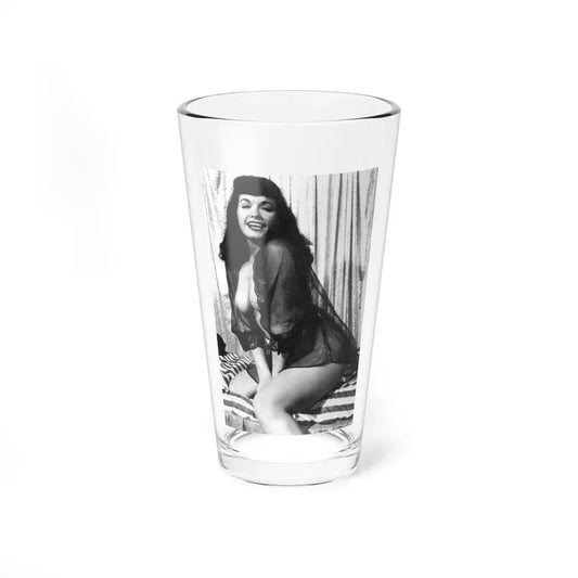 Bettie Page #744 (Vintage Female Icon) Pint Glass 16oz 16oz - Go Mug Yourself