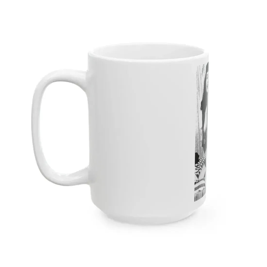 Bettie Page #744 (Vintage Female Icon) White Coffee Mug - Go Mug Yourself