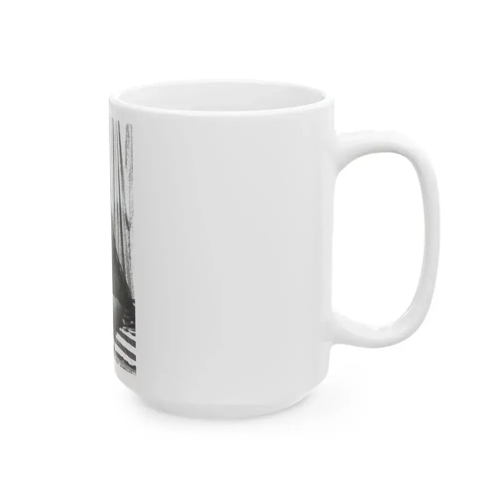 Bettie Page #744 (Vintage Female Icon) White Coffee Mug - Go Mug Yourself