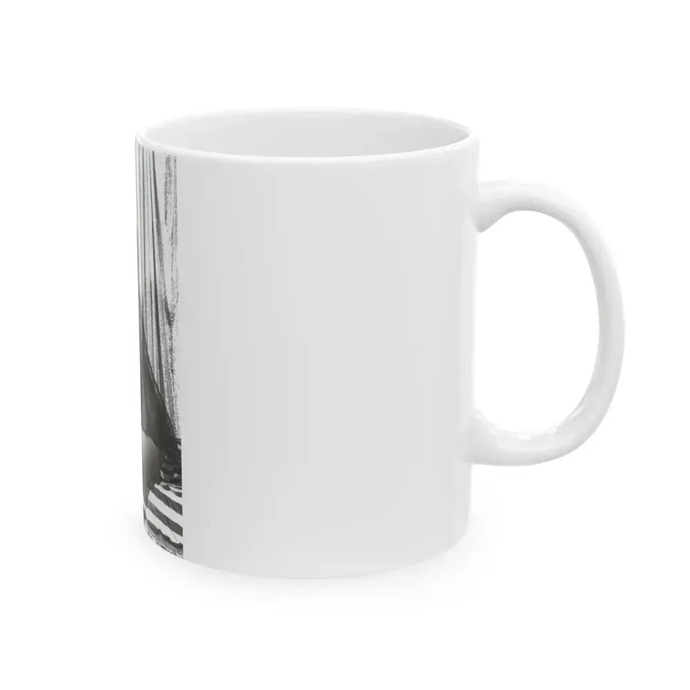 Bettie Page #744 (Vintage Female Icon) White Coffee Mug - Go Mug Yourself