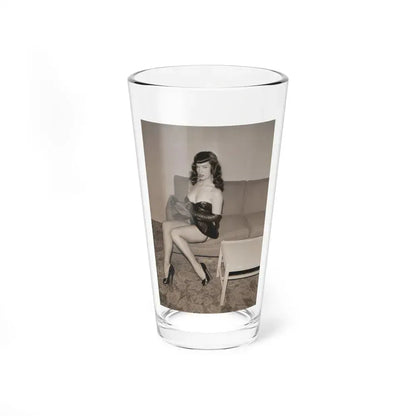 Bettie Page #75 (Vintage Female Icon) Pint Glass 16oz 16oz - Go Mug Yourself
