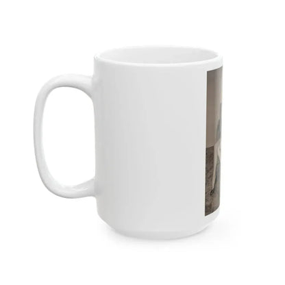 Bettie Page #75 (Vintage Female Icon) White Coffee Mug - Go Mug Yourself