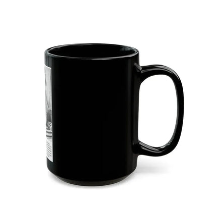 Bettie Page #750 (Vintage Female Icon) Black Coffee Mug - Go Mug Yourself