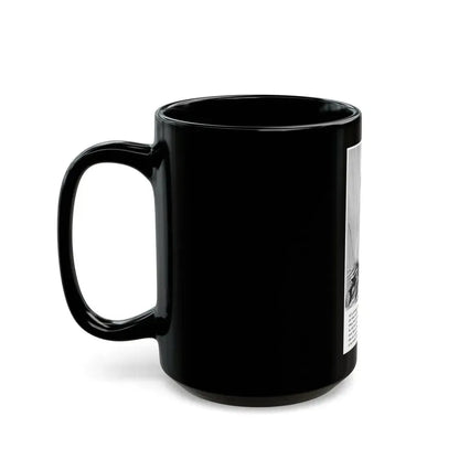 Bettie Page #750 (Vintage Female Icon) Black Coffee Mug - Go Mug Yourself