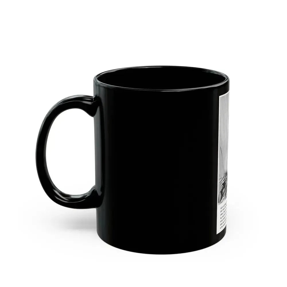 Bettie Page #750 (Vintage Female Icon) Black Coffee Mug - Go Mug Yourself