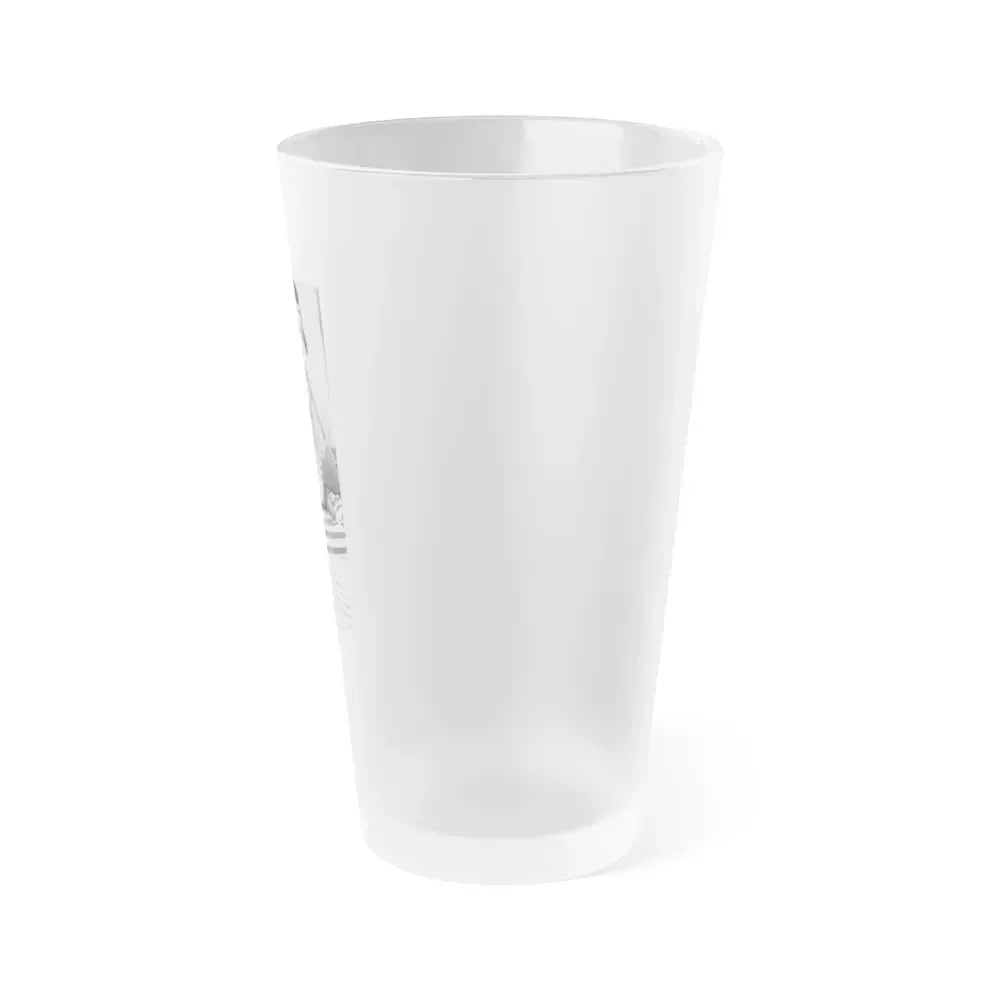 Bettie Page #750 (Vintage Female Icon) Frosted Pint Glass 16oz - Go Mug Yourself