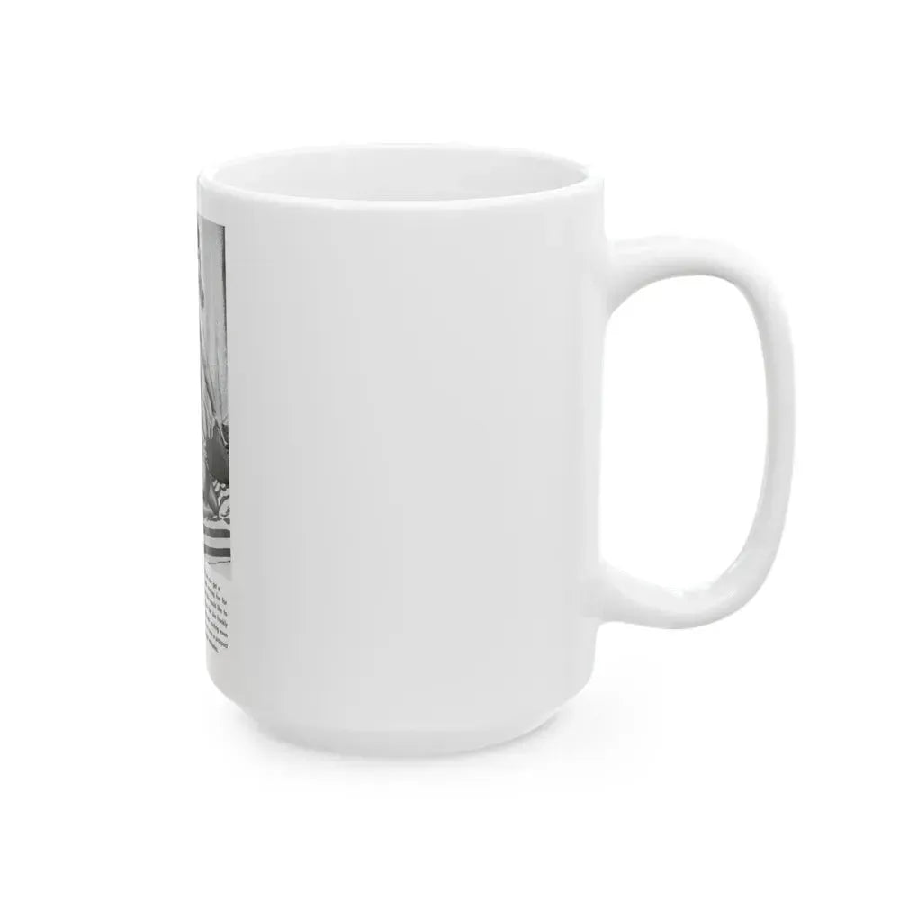 Bettie Page #750 (Vintage Female Icon) White Coffee Mug - Go Mug Yourself