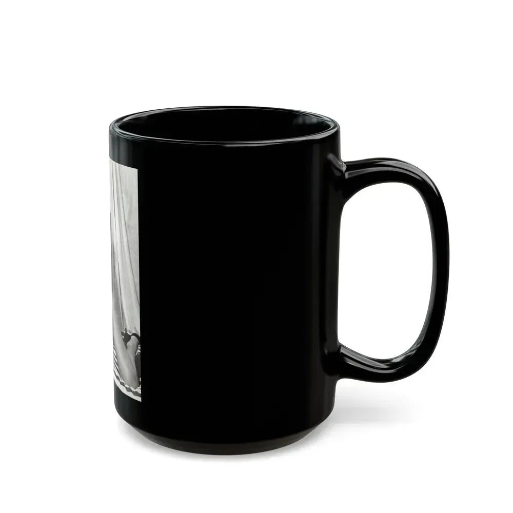 Bettie Page #752 (Vintage Female Icon) Black Coffee Mug - Go Mug Yourself