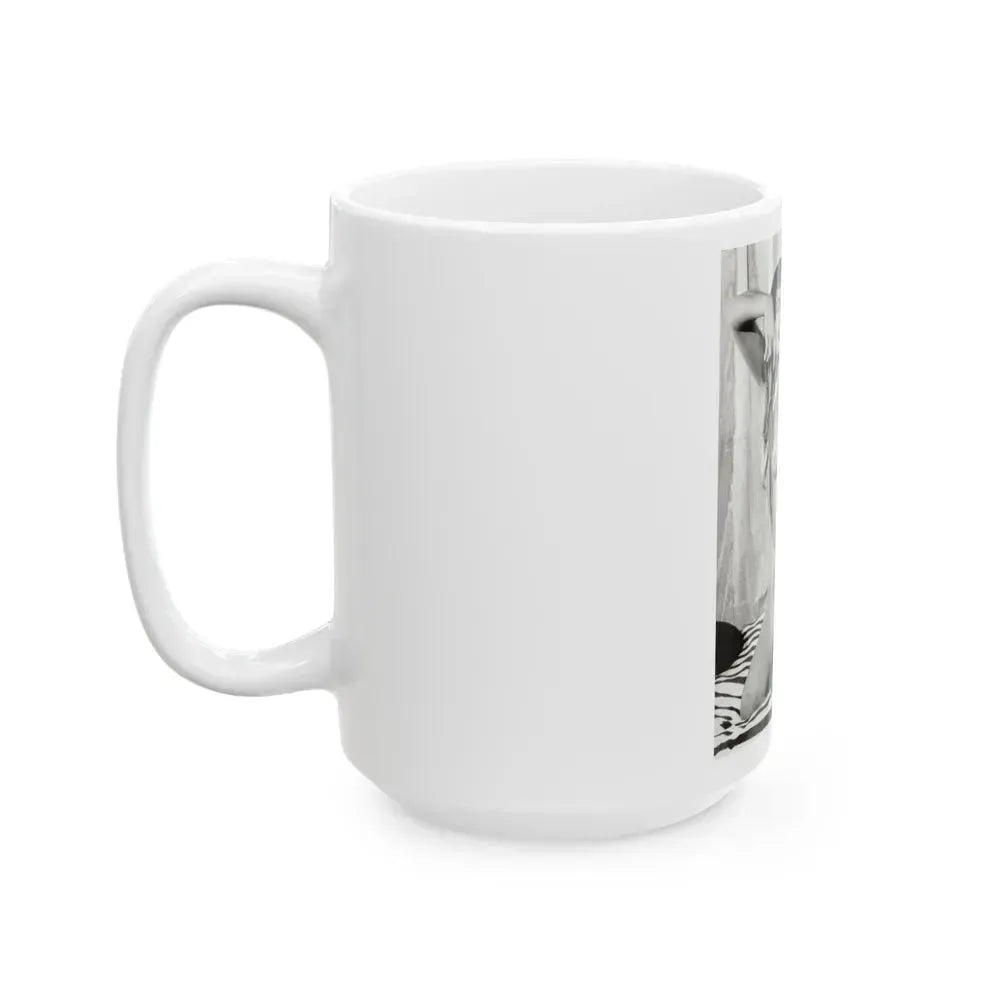 Bettie Page #752 (Vintage Female Icon) White Coffee Mug - Go Mug Yourself