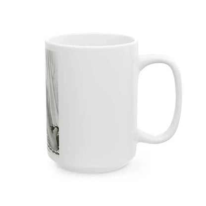 Bettie Page #752 (Vintage Female Icon) White Coffee Mug - Go Mug Yourself
