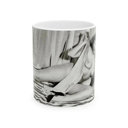 Bettie Page #753 (Vintage Female Icon) White Coffee Mug 11oz - Go Mug Yourself