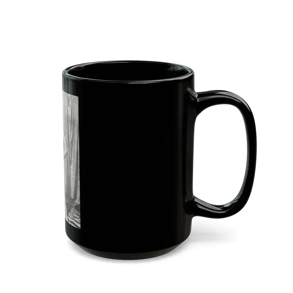 Bettie Page #754 (Vintage Female Icon) Black Coffee Mug - Go Mug Yourself