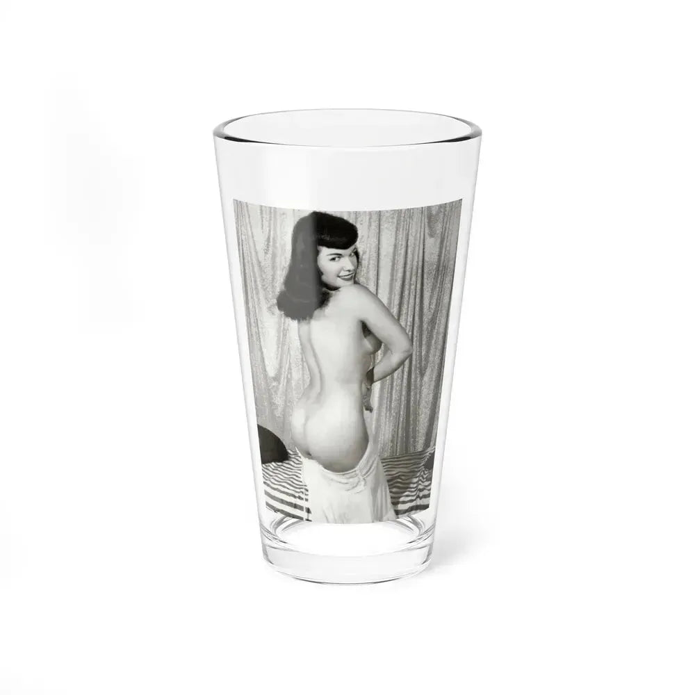 Bettie Page #754 (Vintage Female Icon) Pint Glass 16oz 16oz - Go Mug Yourself