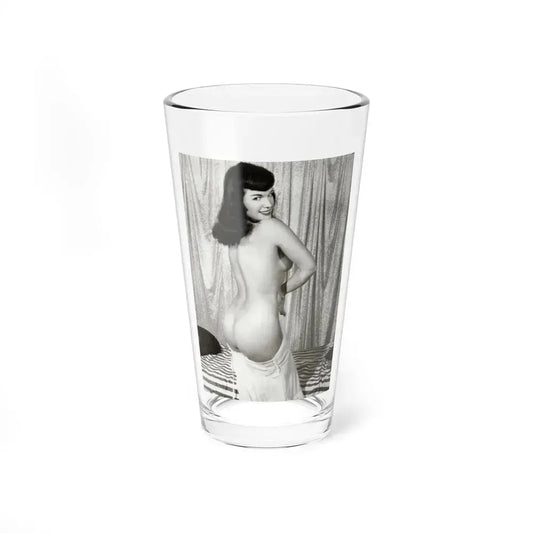 Bettie Page #754 (Vintage Female Icon) Pint Glass 16oz 16oz - Go Mug Yourself