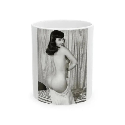 Bettie Page #754 (Vintage Female Icon) White Coffee Mug 11oz - Go Mug Yourself