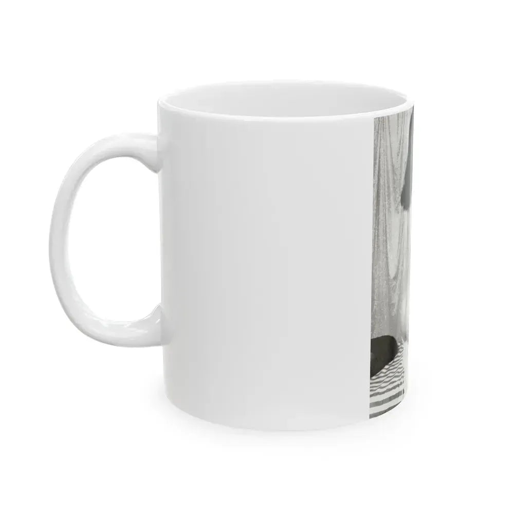 Bettie Page #754 (Vintage Female Icon) White Coffee Mug - Go Mug Yourself
