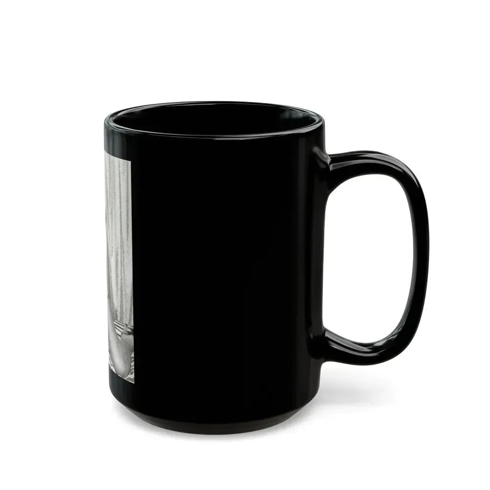 Bettie Page #755 (Vintage Female Icon) Black Coffee Mug - Go Mug Yourself