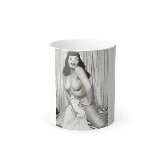 Bettie Page #755 (Vintage Female Icon) Color Changing Mug 11oz 11oz - Go Mug Yourself