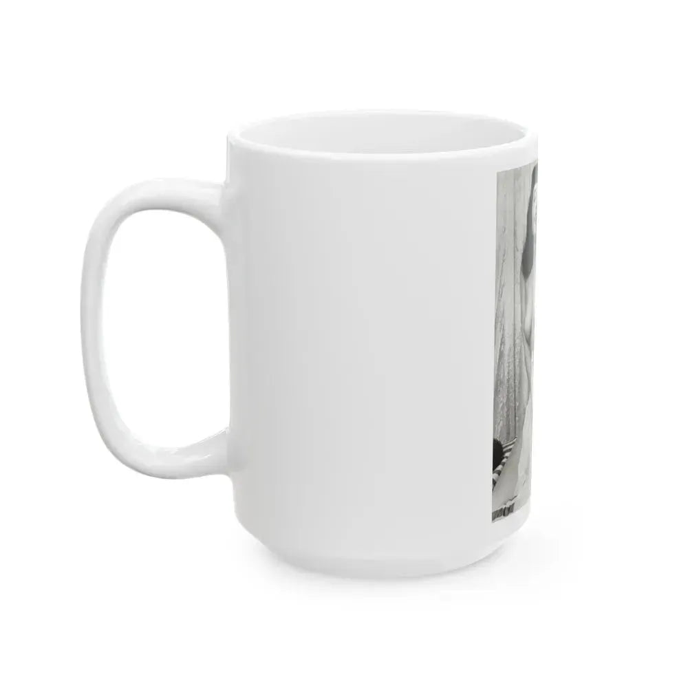 Bettie Page #755 (Vintage Female Icon) White Coffee Mug - Go Mug Yourself
