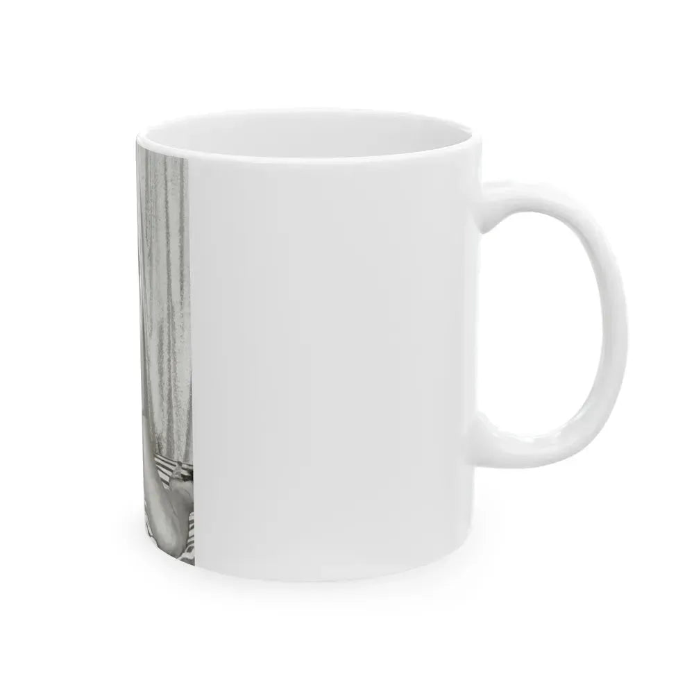 Bettie Page #755 (Vintage Female Icon) White Coffee Mug - Go Mug Yourself