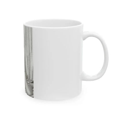 Bettie Page #755 (Vintage Female Icon) White Coffee Mug - Go Mug Yourself