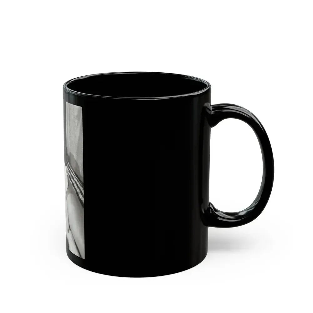 Bettie Page #756 (Vintage Female Icon) Black Coffee Mug - Go Mug Yourself
