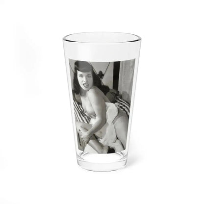 Bettie Page #756 (Vintage Female Icon) Pint Glass 16oz 16oz - Go Mug Yourself