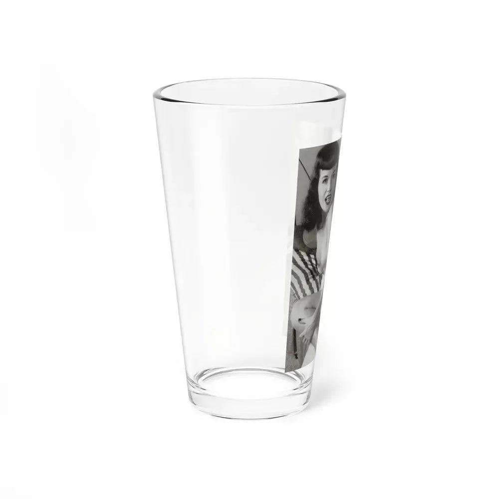 Bettie Page #756 (Vintage Female Icon) Pint Glass 16oz - Go Mug Yourself