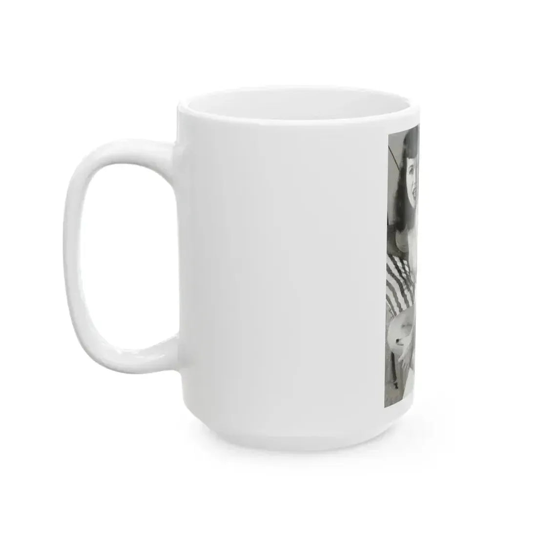 Bettie Page #756 (Vintage Female Icon) White Coffee Mug - Go Mug Yourself